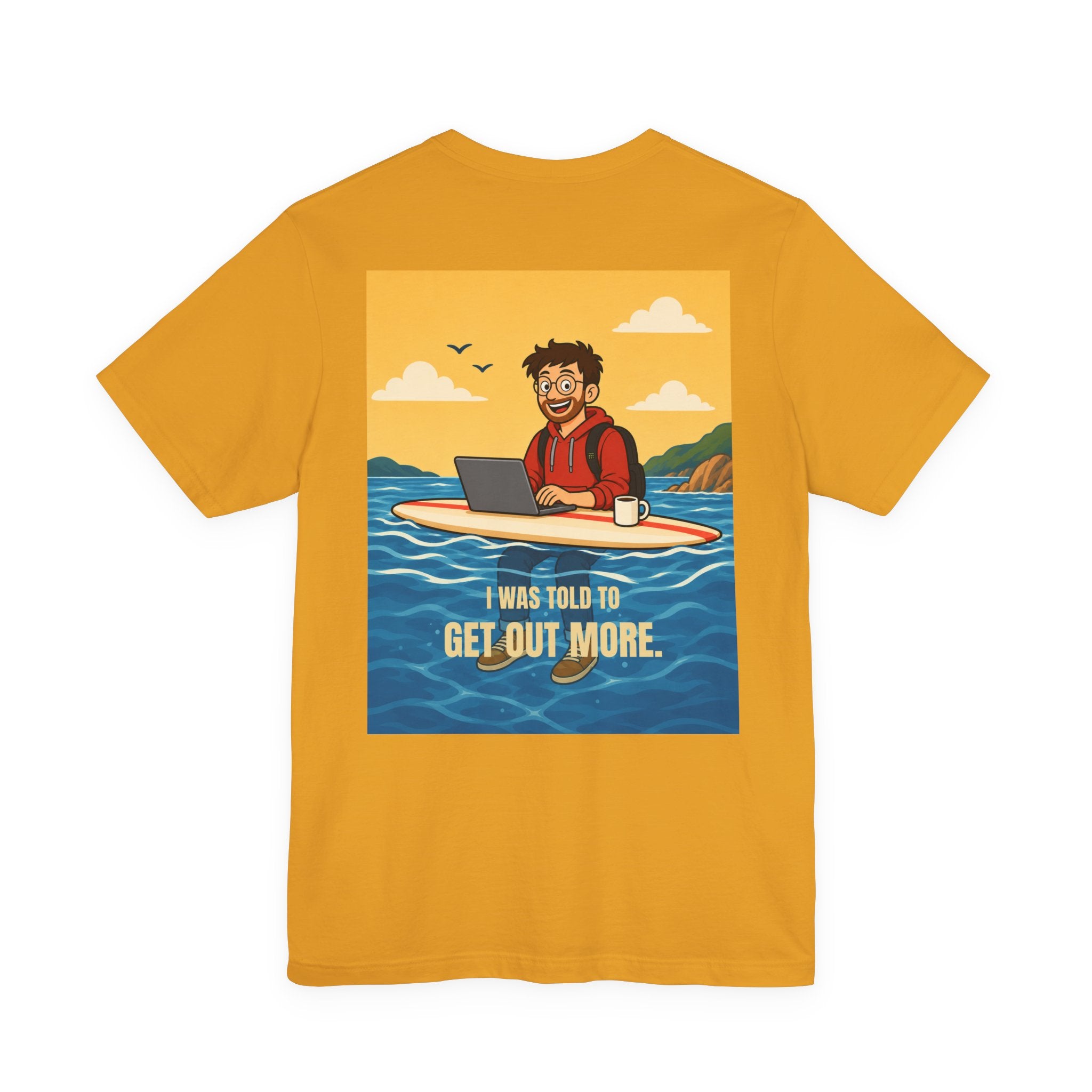 I Was Told to Get Out More – Red Hoodie Tee