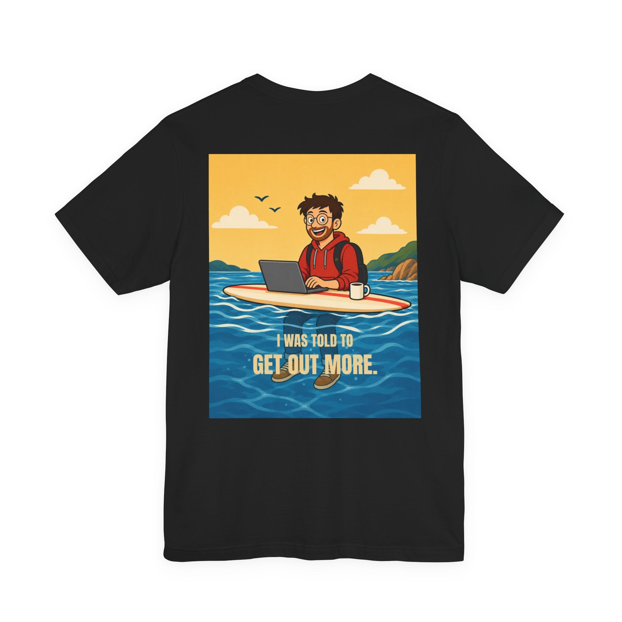 I Was Told to Get Out More – Red Hoodie Tee