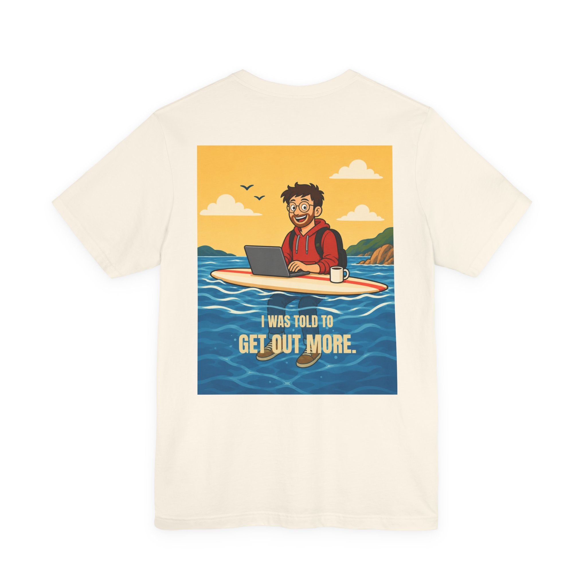 I Was Told to Get Out More – Red Hoodie Tee