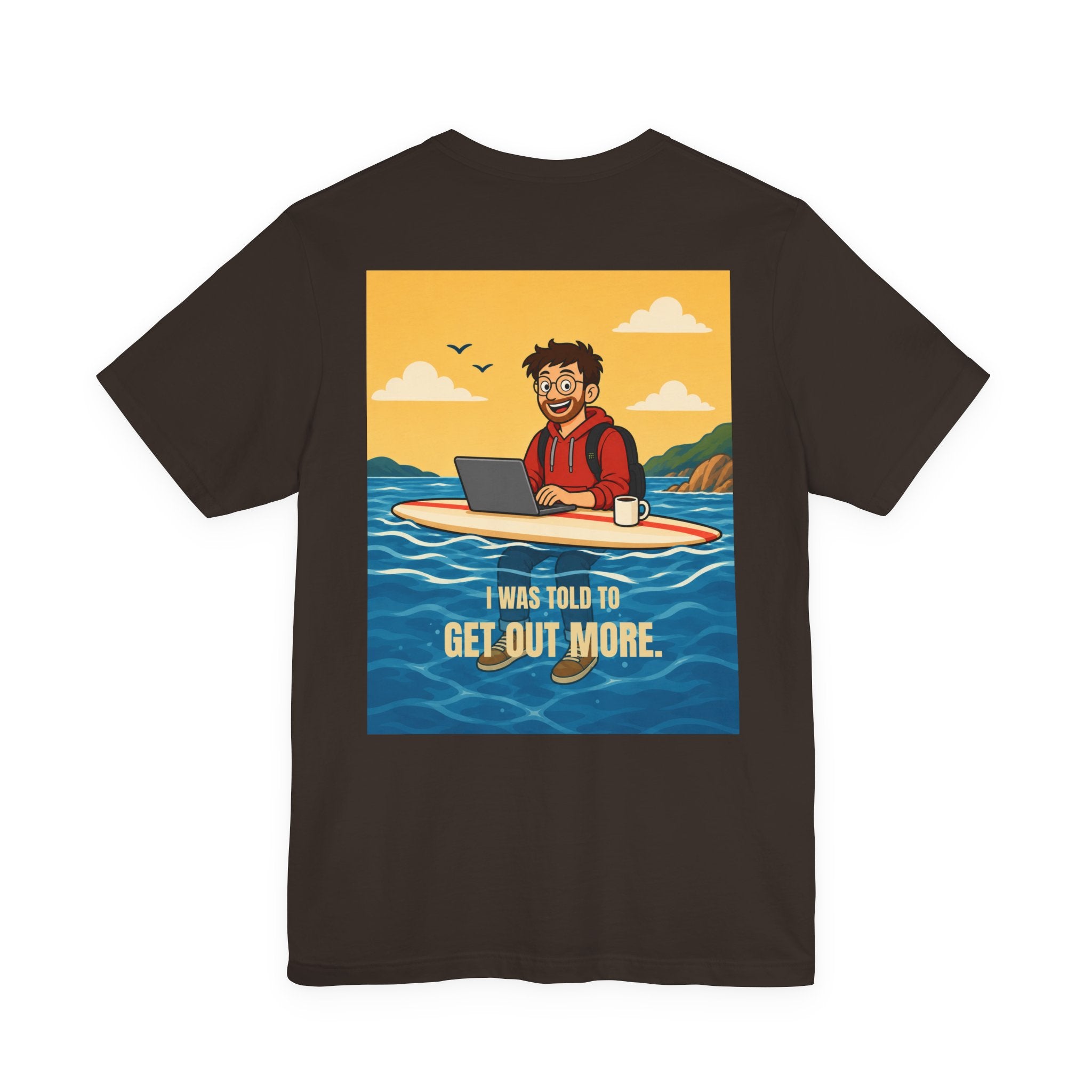 I Was Told to Get Out More – Red Hoodie Tee