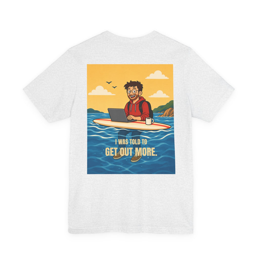 I Was Told to Get Out More – Red Hoodie Tee
